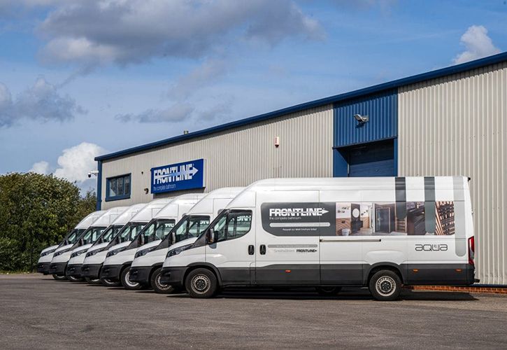 Frontline Bathrooms van