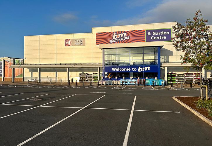 911 BM Stores Antrim relocation exterior