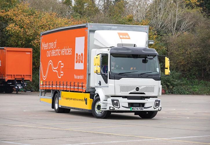 B&Q GXO electric vehicle