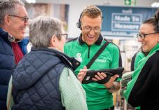 Customers and Colleagues at Dunelm's 200th store, Merthyr Tydfil