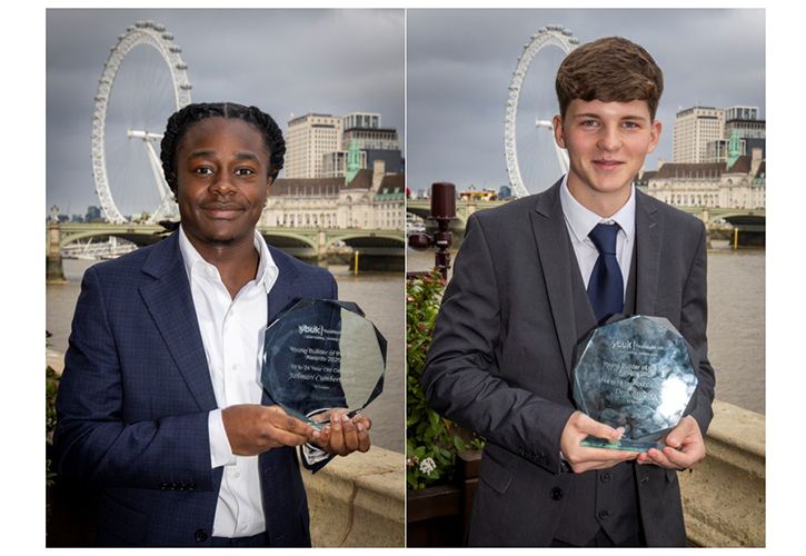 2025 YBUK Awards (L-R) Dom Bromley, Jahmari Cumberbatch