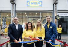 Michaela Quinlan Market, Manager, IKEA Belfast cutting ribbon