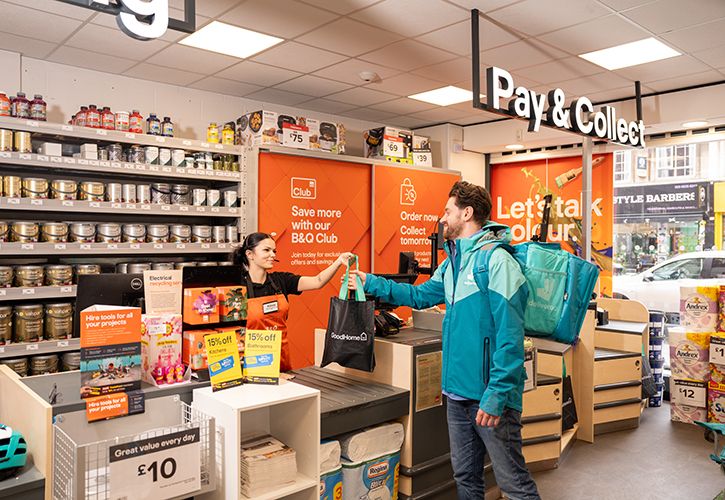 B&Q Deliveroo partnership