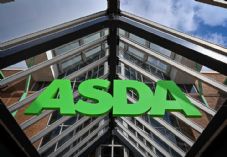 Asda sign glass lantern (corporate)