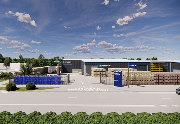 Jewson Bedford external rendering