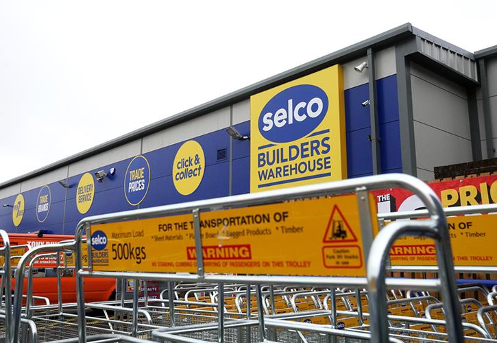 Selco trolleys and sign (corporate)