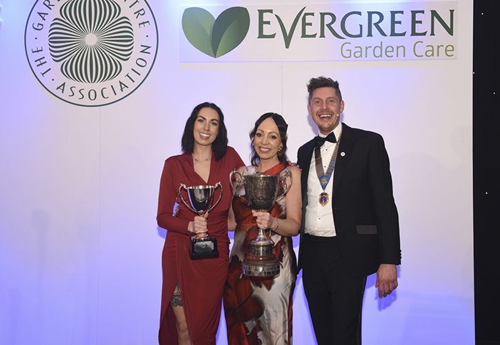 Worrall Cup winners, Amy Sinclair and Nicola Pugh from Pugh’s Garden Centre