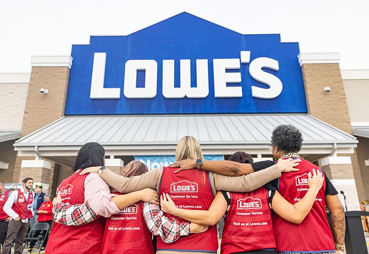 Lowe's Associates and sign (corporate)