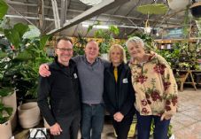 BGC's Charles Stubbs with Neil Grant, Helen Watson & Linda Grant of Ferndale