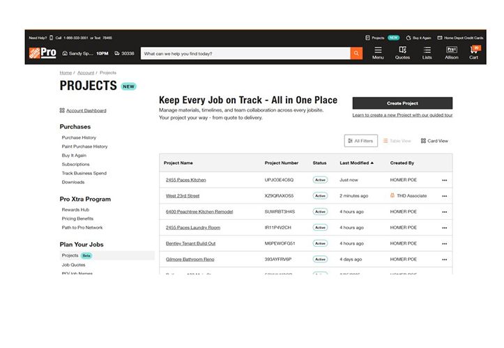 The Home Depot Pro AI tools