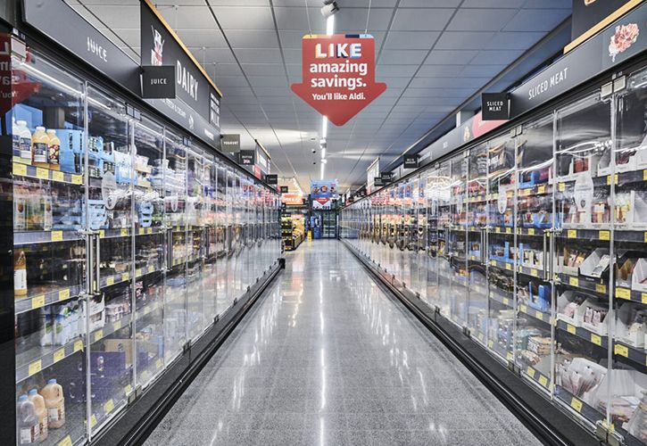 Aldi store - internal