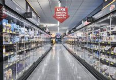 Aldi store - internal