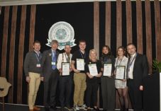 Westland Horticulture-sponsored GCA Rising Stars finalists and winner Louise Lockwood (centre)