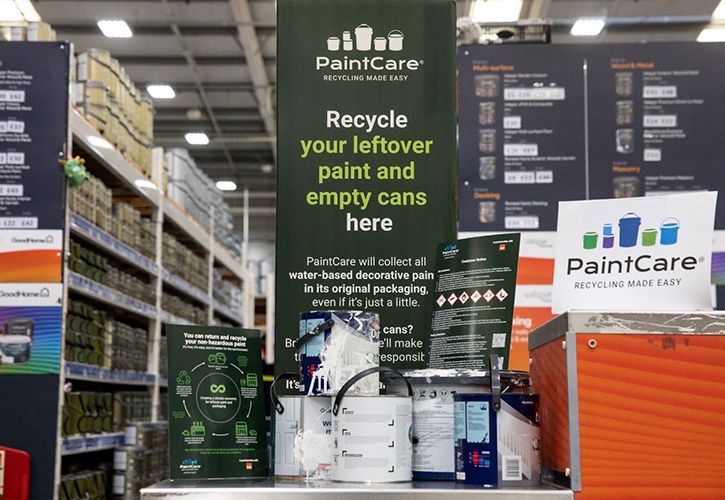 B&Q and BCF paint recycling trial