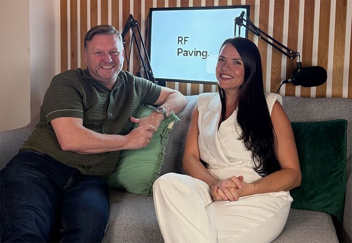 RF Paving - L-R: Andy McLaughlin and Amy Andrews