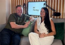 RF Paving - L-R: Andy McLaughlin and Amy Andrews