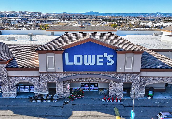 Lowe's store mountain background (corporate)