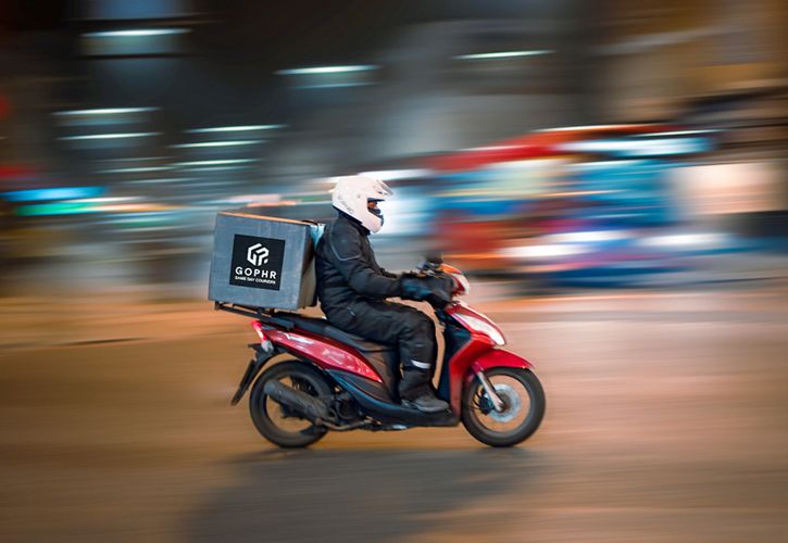 Gophr delivery scooter