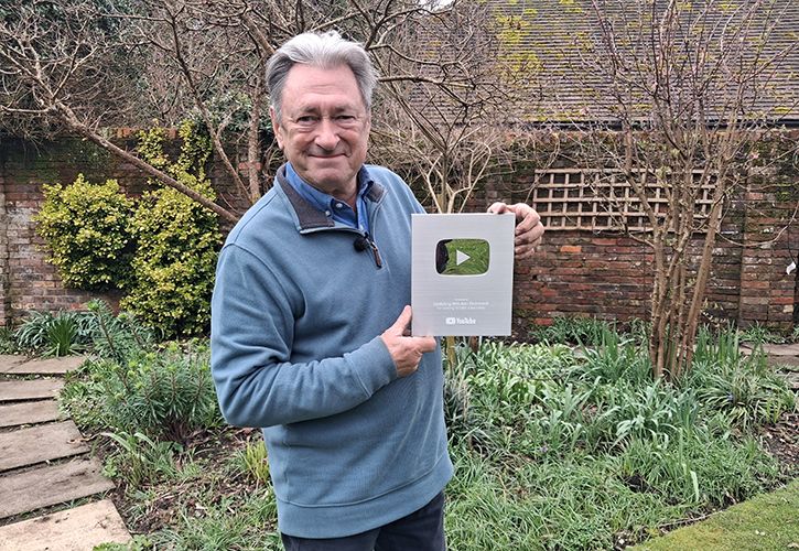Alan Titchmarsh YouTube award