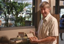 GCA Chief Executive Peter Burks in the Food Hall at Ruxley Manor Garden Centre