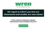 Wren Kitchens US website - closed