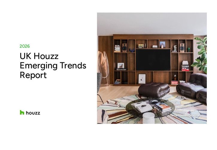 Houzz UK Emerging Trends 2026 report cover