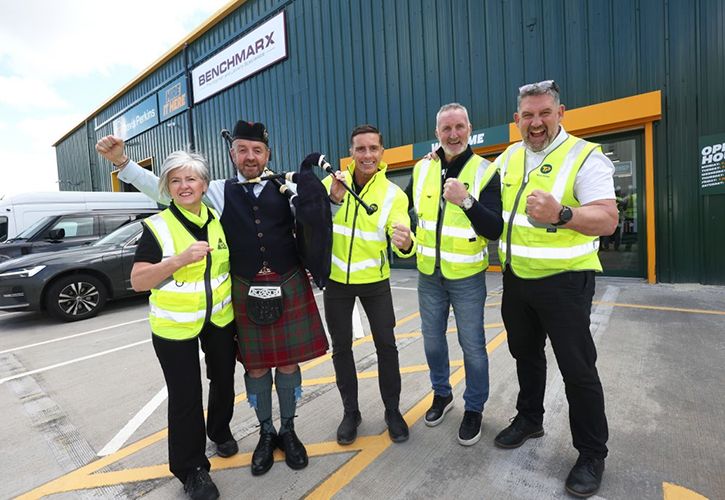 Travis Perkins Glasgow Helen Street opening