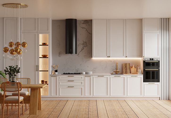 Hafele kitchen - softer neutrals