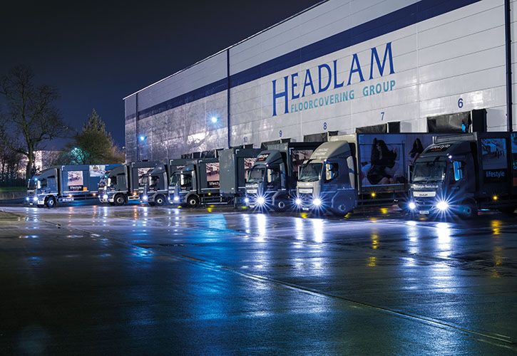 Headlam Group lorries (corporate)