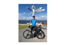 Travis Perkins' Richard Galloway's fundraising bike ride