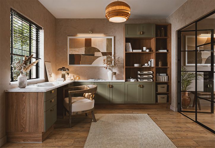 Wren Shaker Classic Office in Olive Green