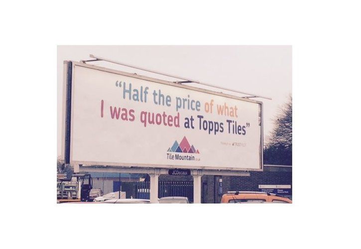 Tile Mountain poster advert