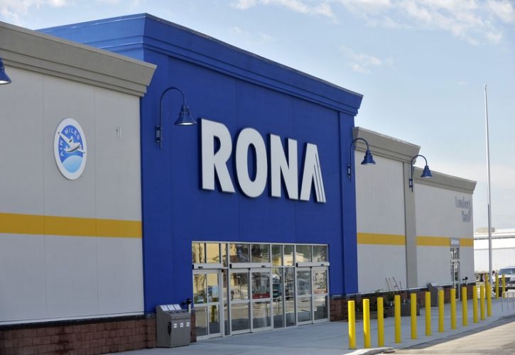 Rona store angled