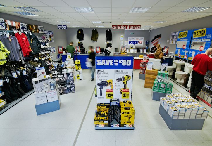 Screwfix instore