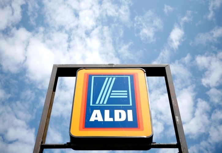 Aldi store sign