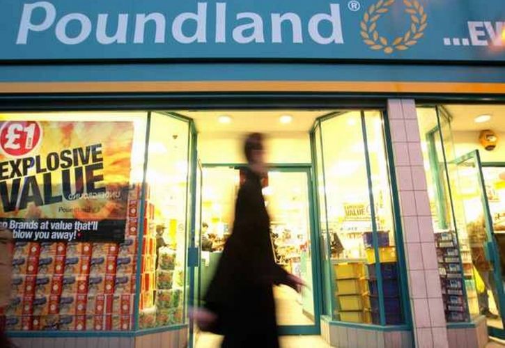 Poundland blurred customer