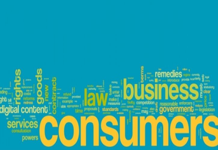 Consumer rights business word cloud 725