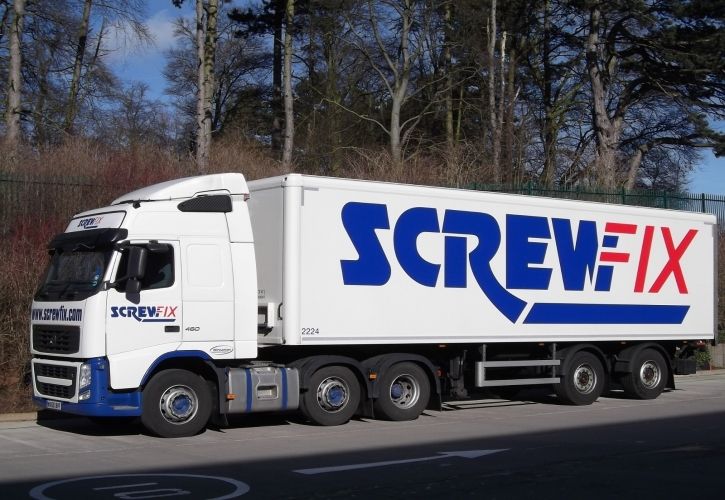 Screwfix lorry