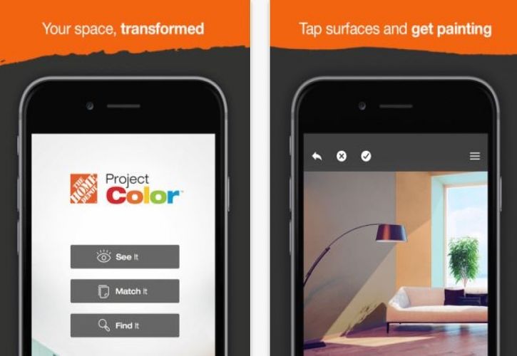 Home depot sales project color
