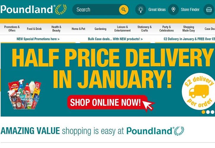 Poundland website January 2016 725 x 500