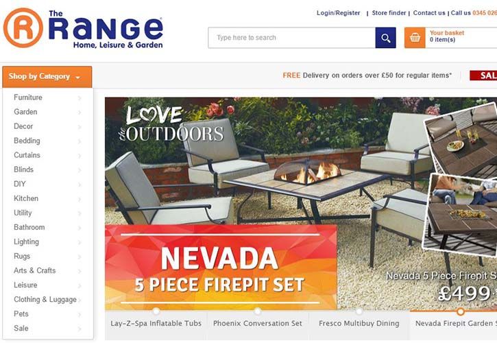 The Range website April 2016 725 x 500
