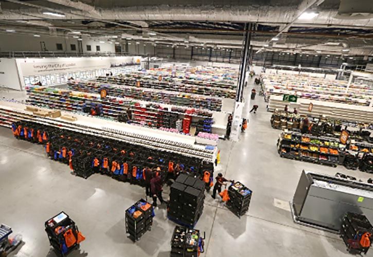 Sainsbury's Bromley Fulfilment Centre 725 x 500