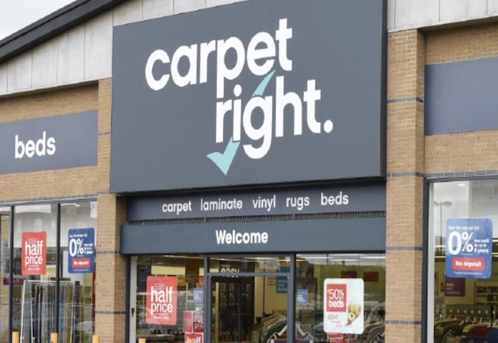 Carpet right new frontage