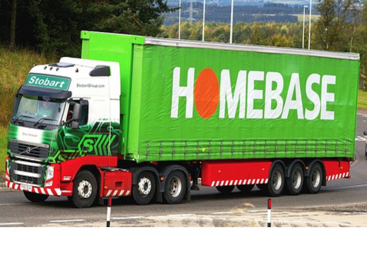 Homebase lorry