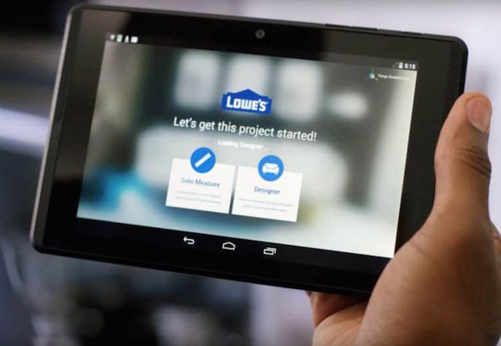 Lowes instore navigation app