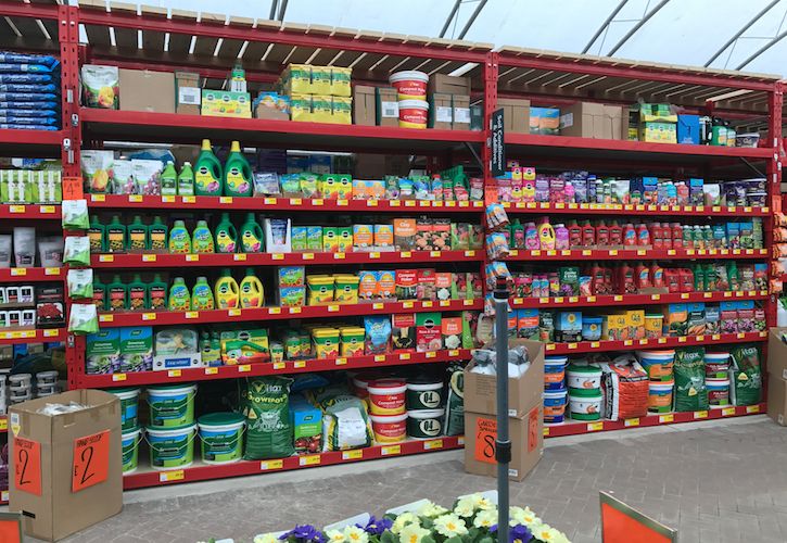 Garden Chemicals display