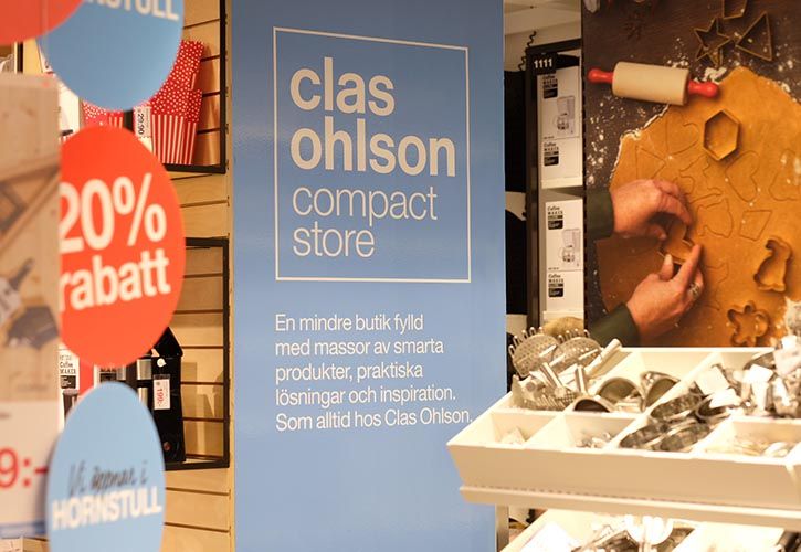 Clas Ohlson Compact Store 725 x 500