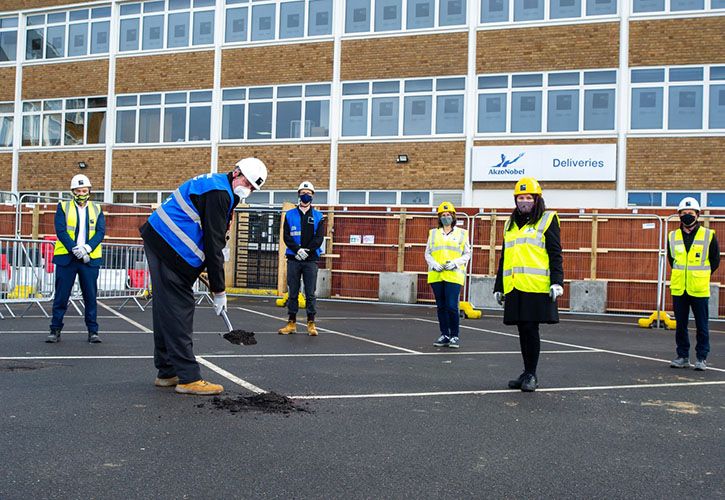 AkzoNobel Breaking ground R&D Slough