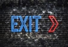 Exit sign